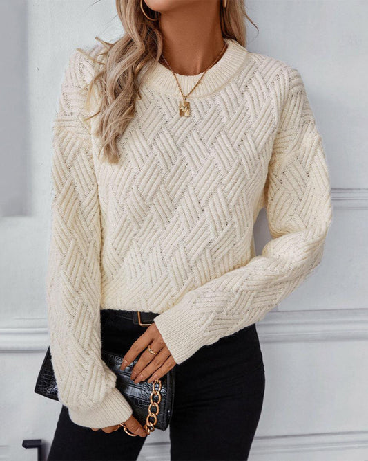 Denise Luxury Knit Sweater - Elegant Women's Pullover for Ultimate Comfort