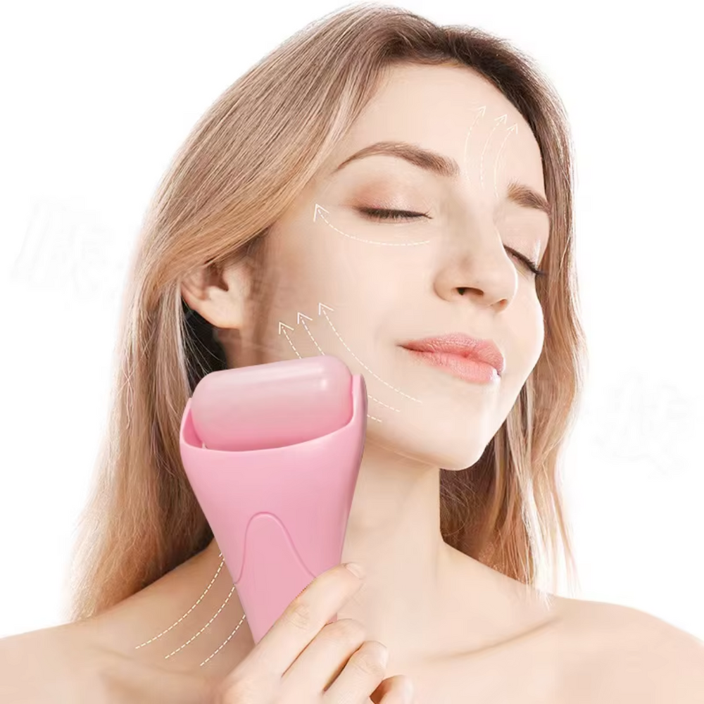 Cooling Ice Roller for Face - Reduces Wrinkles & Puffiness, Enhances Skin Tone