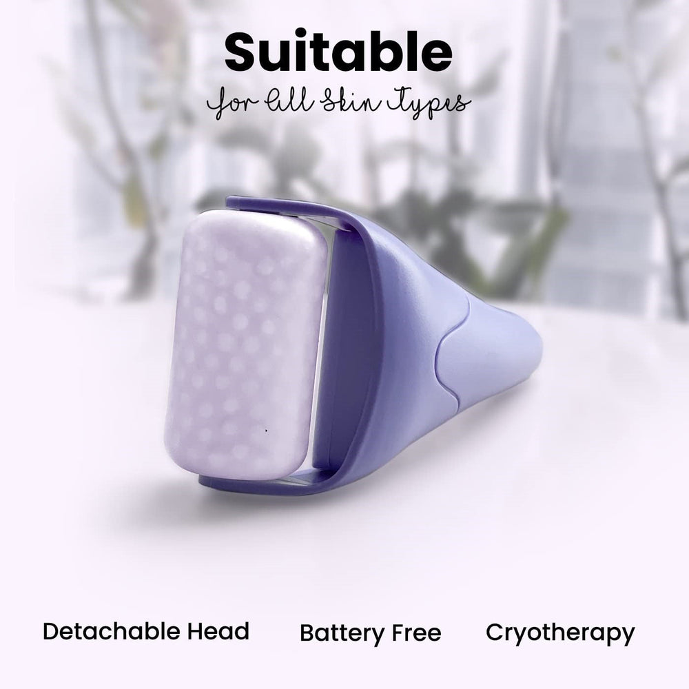 Cooling Ice Roller for Face - Reduces Wrinkles & Puffiness, Enhances Skin Tone