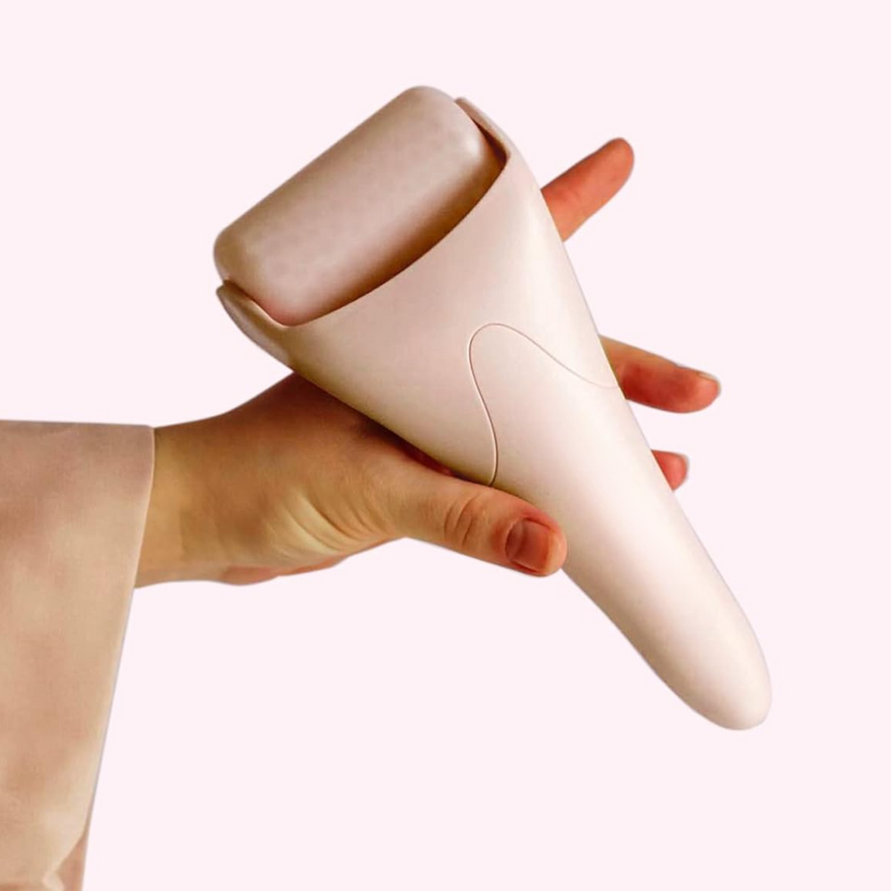 Cooling Ice Roller for Face - Reduces Wrinkles & Puffiness, Enhances Skin Tone
