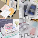 40-Pack Resealable Frosted Zip Bags for Clothing Storage – Breathable Sleeves with Vent Holes