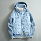 Men's hooded coat, view 3