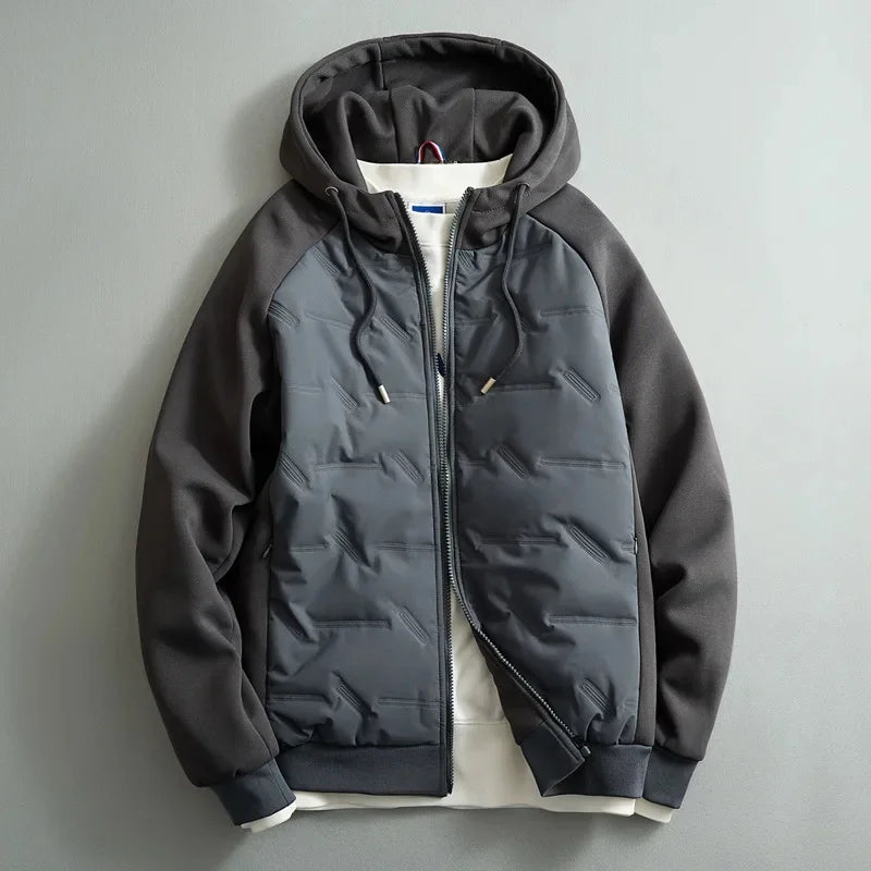 Men's hooded coat, view 4