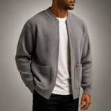 Men's ribbed cardigan, view 2