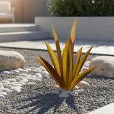 Solar LED Agave Lamp – 7-Color Changing, Weatherproof Metal & Cordless