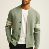 Men's longline cardigan, view 1