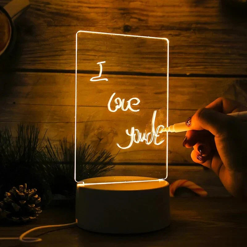 GlowPad Illuminated Magic Notepad - Light-Up Writing Tablet for Creative Fun