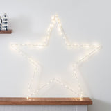 LED Star Window Light – Christmas Silhouette Decoration