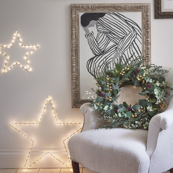 LED Star Window Light – Christmas Silhouette Decoration