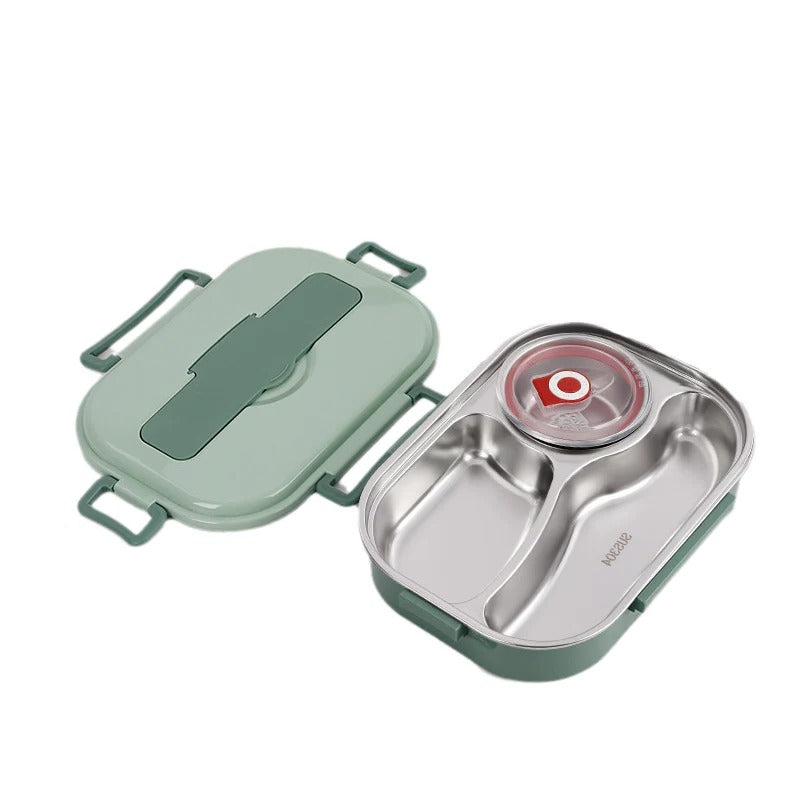 Thermal Lunch Box – Stainless Steel & 4 Compartments