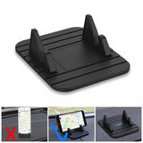Non-Slip Phone Holder – Dashboard Car Mount, Silicone Grip & Home Stand