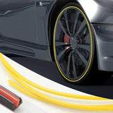 Wheel Rim Protector – Rubber Material, Peel-and-Stick Install & Multi-Color Options
