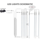 LED Dripping Icicle Lights
