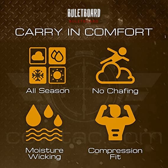 Holster T-Shirt – Concealed Carry Design, Hidden Pockets & Unisex Fit