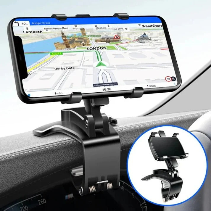 Car Phone Holder – 360° Adjustable, Hands-Free & Universal Fit