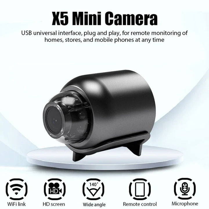 Mini WiFi Camera – Night Vision & Home Security