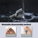Men's Nose Hair Trimmer – Stainless Steel, Manual Design & Precision Grooming