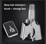 Men's Nose Hair Trimmer – Stainless Steel, Manual Design & Precision Grooming
