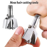 Men's Nose Hair Trimmer – Stainless Steel, Manual Design & Precision Grooming