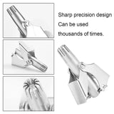 Men's Nose Hair Trimmer – Stainless Steel, Manual Design & Precision Grooming