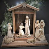 20-Piece Classic Nativity Figurine Set – Elegant Christmas Home Decor for Holiday Celebrations