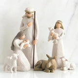 20-Piece Classic Nativity Figurine Set – Elegant Christmas Home Decor for Holiday Celebrations