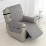 Recliner Cover – Non-Slip, Waterproof Quilted & Elastic Straps