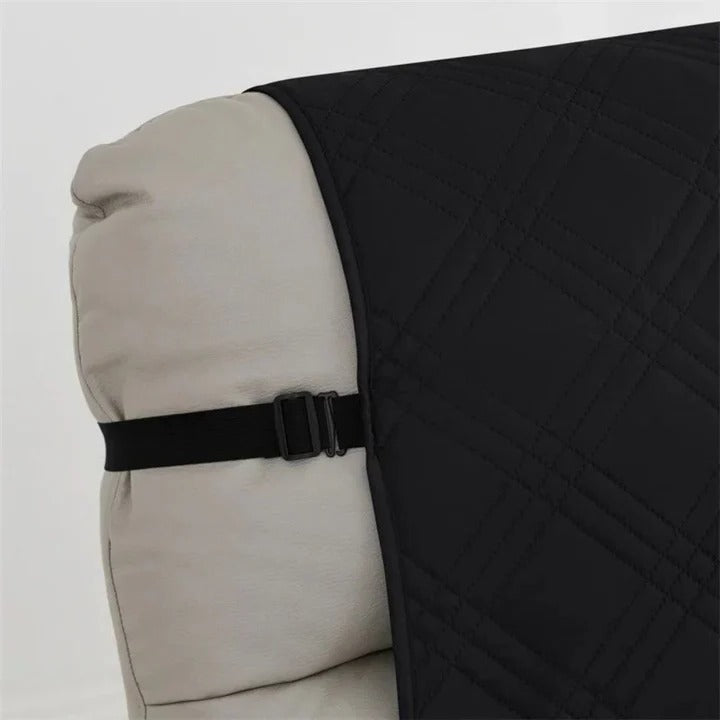 Recliner Cover – Non-Slip, Waterproof Quilted & Elastic Straps