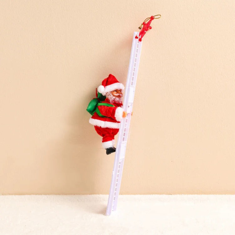 Climbing Santa Holiday Display Toy - Animated Christmas Decoration for Festive Cheer