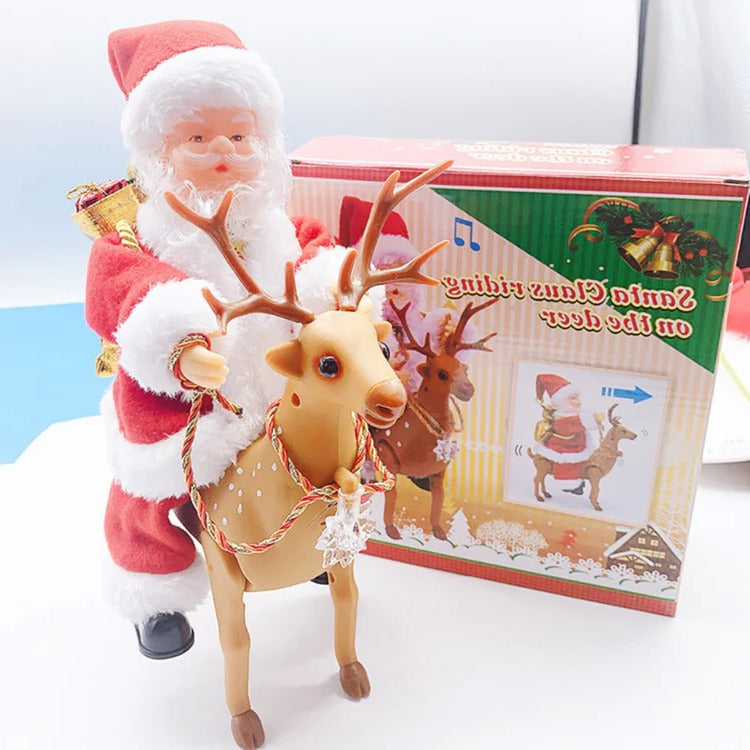 Climbing Santa Holiday Display Toy - Animated Christmas Decoration for Festive Cheer