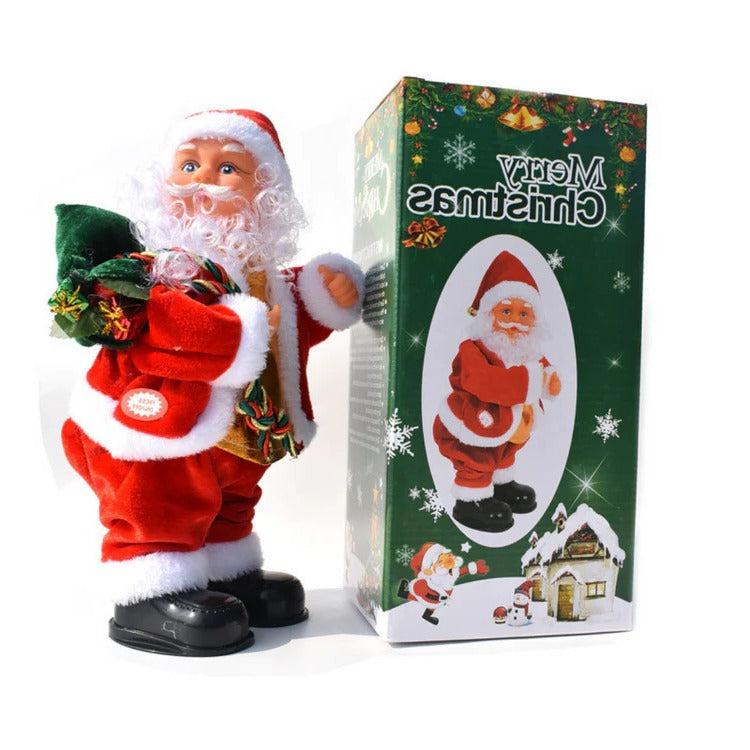 Climbing Santa Holiday Display Toy - Animated Christmas Decoration for Festive Cheer