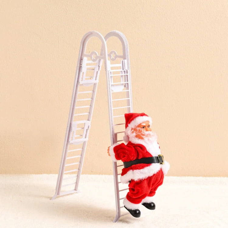 Climbing Santa Holiday Display Toy - Animated Christmas Decoration for Festive Cheer