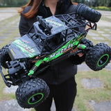 RC Off-Road Monster Truck – 4WD Drive, Remote Control & Rechargeable Battery
