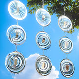 Bird Deterrent Device – Reflective Stainless Steel, Wind-Powered Rotation & Set of 3