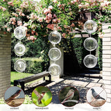 Bird Deterrent Device – Reflective Stainless Steel, Wind-Powered Rotation & Set of 3