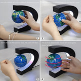 Levitating Globe – Built-In LED Light & Magnetic Desk Decoration