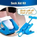 Sock Aid – Long Folding Handle, Compression Stocking Compatible & Non-Slip Cradle