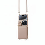 iPhone Wallet Case – Genuine Leather, Zipper Closure & Card Slot Organizer
