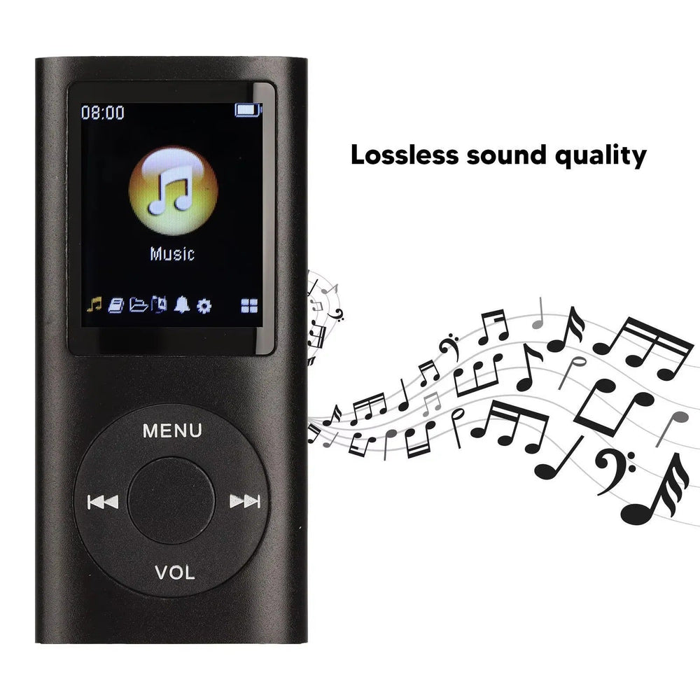 MP3 Player – 1.8-Inch LCD Screen, Lossless Audio & Compact Lightweight Design