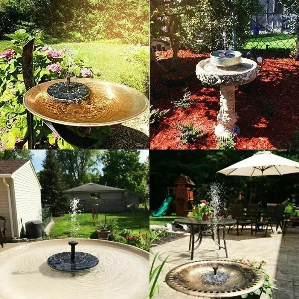 Fountain Pump – Solar-Powered, Floating Design & Bird Bath Fit