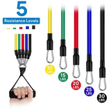 Resistance Band Set – 11-Piece, Home Workout & Strength Training Kit