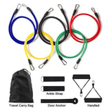 Resistance Band Set – 11-Piece, Home Workout & Strength Training Kit