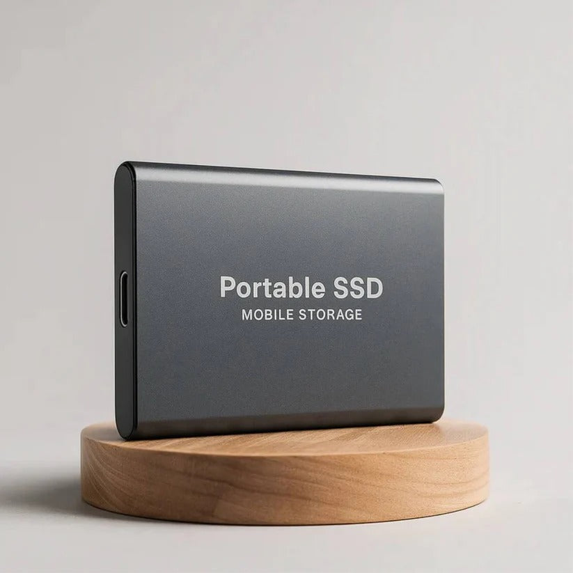 Portable External SSD – USB-C 3.1, High-Speed Transfer & Multi-Device Compatible