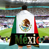 Flag Banner Soccer Fan Cape Mexico World Cup Style