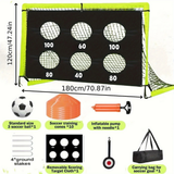 Portable Soccer Net Target Training Goal Accurate Shooting Practice