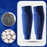 World Cup Football Shin Guard Sleeves Honeycomb Padded Compression