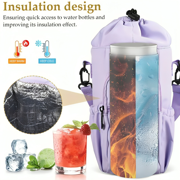 Optimized Product Title: **Kompakte Umhängetasche mit Flaschenhalter – Multifunktionale Trinkflasche Schultertasche für Unterwegs** 

This title includes relevant keywords while maintaining clarity and appeal for potential buyers.