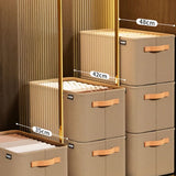 Foldable Fabric Storage Box – Corduroy, M/L/XL Sizes & Carry Handles