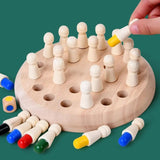Enhanced Product Title: "Holz-Gedächtnisspiel für Kinder ab 3 Jahren – Mit bunten Farbsteckern und Würfel für spielerisches Lernen" 

This title is optimized for Google Shopping by including relevant keywords and providing a clear description of the produ