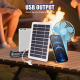 Portable Solar Panel – 2W 5V, USB Output, Foldable for Camping & Emergency